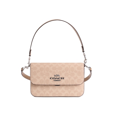 COACH/蔻驰官方 奥莱款Brynn女士PVC配皮单肩斜挎包信封包CX798