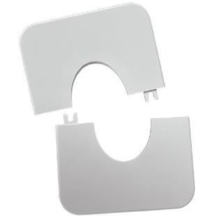 卫生间墙上排水管长方形挡板装饰盖板空调墙面斜管子美化遮盖神器