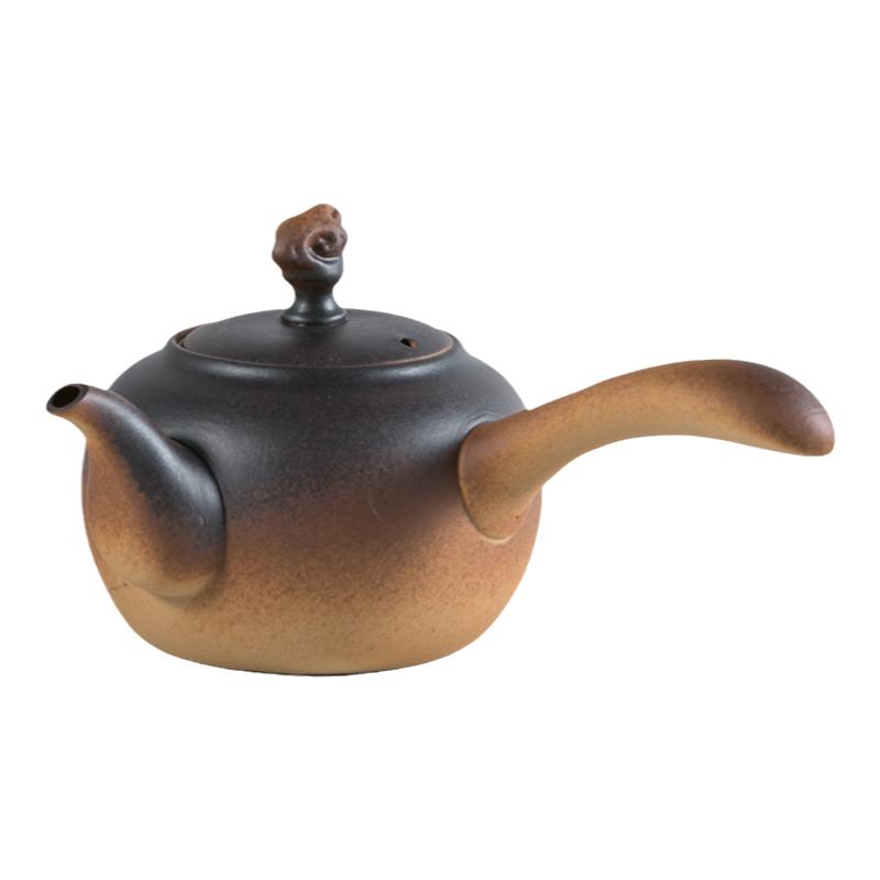 复古土陶杯侧把煮茶壶煮茶器明火