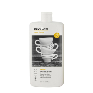 新西兰ecostore宜可诚洗洁精家用食品级无香柠檬亚麻葡萄500ml
