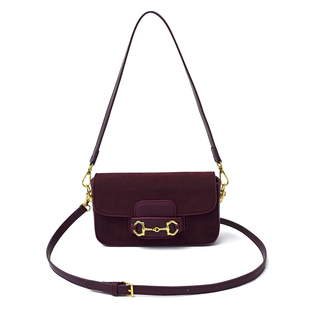 小众包包女2025新款复古质感小方包马鞍百搭通勤斜挎包磨砂腋下包