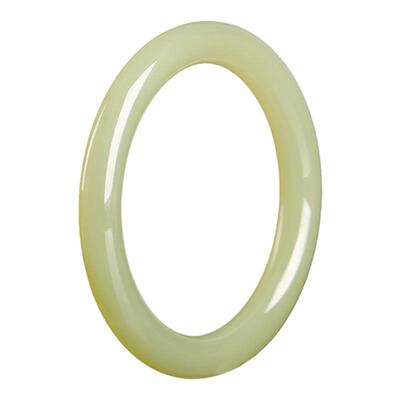 灵机麦玲玲青白玉祥瑞手镯晴水色玉镯子和阿富汗玉富贵镯素圈手环