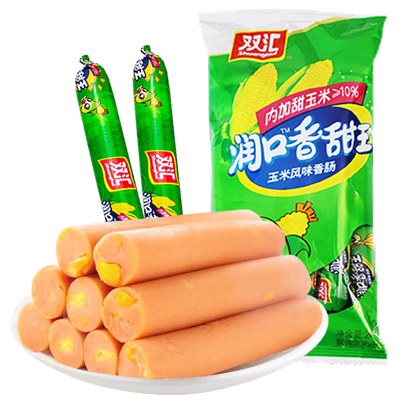 双汇玉米肠王中王泡面搭档整箱