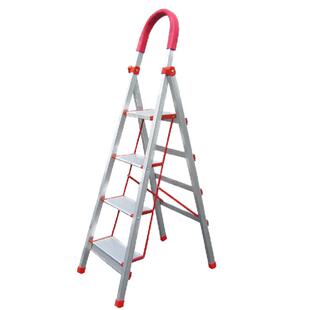 家用梯子折叠加厚铝合金梯子人字梯四五六步室内爬梯扶梯伸缩楼梯