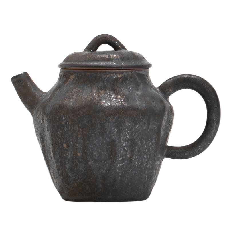 侘寂风小号茶壶陶瓷带过滤茶水壶