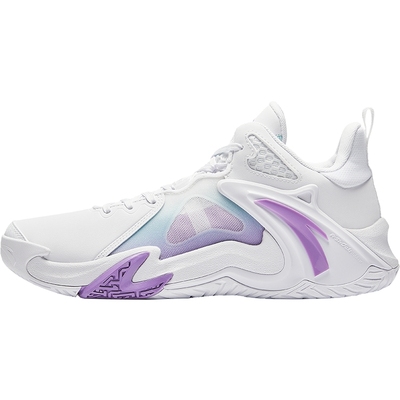 安踏空域4篮球鞋中帮缓震防滑男