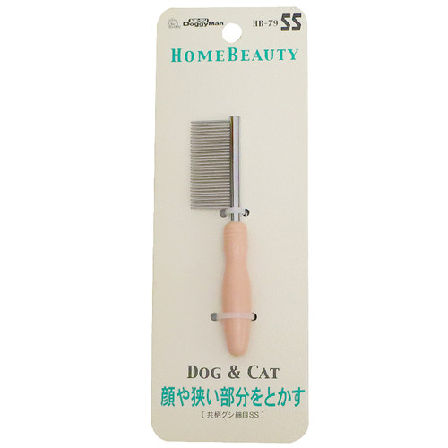 雌毛球多格漫宠物排梳窄距梳密齿刷猫咪狗狗细节梳胡子眉毛扣眼屎