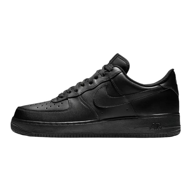 叮咚体育Nike Air Force 1 AF1空军一号黑武士纯黑板鞋CW2288-001