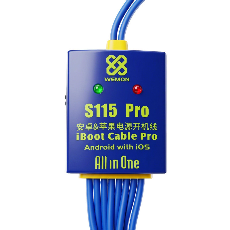 S115Pro 手机维修苹果安卓开机线适用于苹果安卓8-17PM输出电源线