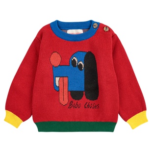 3件5折 Little西班牙bobo choses FW25男女宝宝T恤卫衣毛衣针织裤
