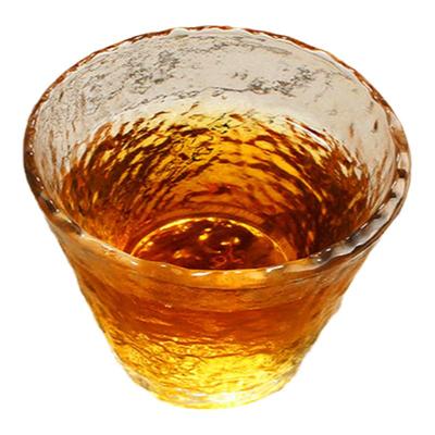 透明波浪玻璃日式茶杯