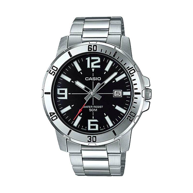 casio卡西欧手表男士剑鱼水鬼商务款石英电子非机械MTP-VD01D-1B