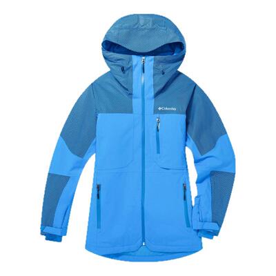 哥伦比亚户外男夹棉保暖防水防风金点热能连帽滑雪服冲锋衣WE7807
