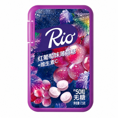 Rio瑞欧无糖薄荷糖接吻糖去口臭