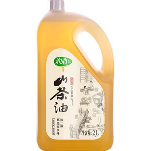 润心原香山茶油有机茶籽油2L×1桶厨房食用油调味油