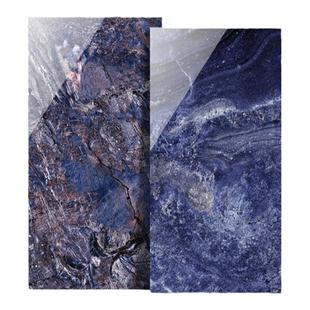 佛山深色客厅600x1200通体大理石瓷砖KTV酒吧会所防滑岩板地板砖