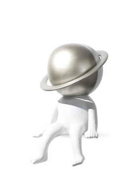 简约现代风土星人样板雕塑摆件