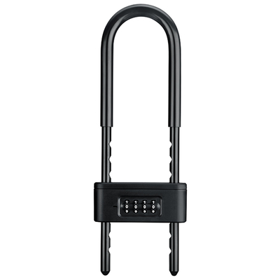 钥匙密码双开玻璃门U型锁