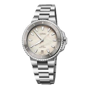 【品牌直营】ORIS豪利时New Aquis潜水系列36.5MM日历机械腕表