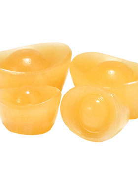 易水阁黄玉元宝雕刻精美