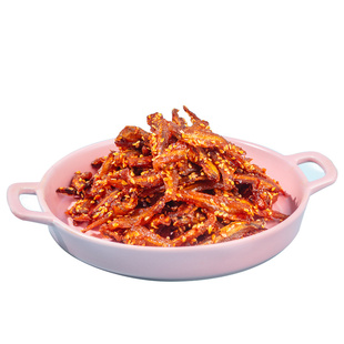 北海香辣银鱼仔海鱼即食零食100g海鲜鳗鱼解馋辣味干货深海休闲