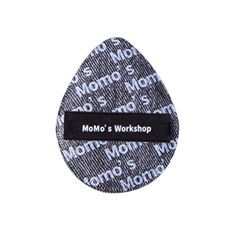 毛吉吉粉扑黑丹宁一刀切粉底粉扑底妆扑美妆蛋植绒气垫粉扑榻榻米