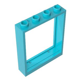 高砖积木零件GDS-765配件1x4x4 窗框兼容6154小颗粒MOC拼插散件