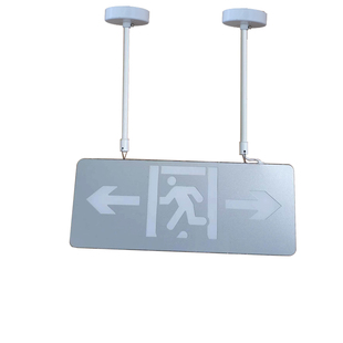 安全出口吊杆吊装疏散指示灯标志灯应急灯指示牌伸缩杆悬挂吊环铁