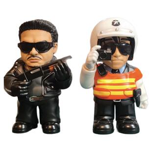 逃学威龙星爷车载模型懦夫救星蒙面猫魔鬼达手办潮玩公仔电影摆件