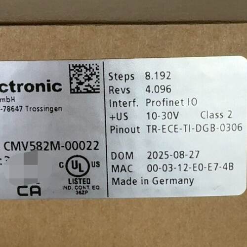TR Electronic编码器，型号CMV582M-000