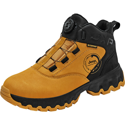 JEEP工装靴马丁靴头层牛皮男鞋潮