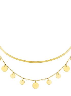 ZEGL轻奢高级感几何叠戴项链