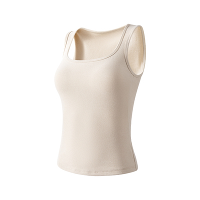 杨天真同款菇娘家带胸垫保暖背心