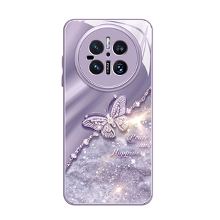 适用华为mate70手机壳新款mate60pro外壳mate50高级感女保护壳meta40pro+磁吸支架mt30带挂绳pro十全包防摔套