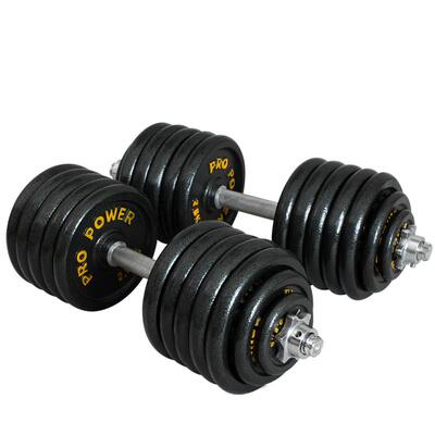 足重实心哑铃男士健身家用器材