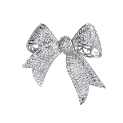 【满钻蝴蝶结】法式浪漫胸针