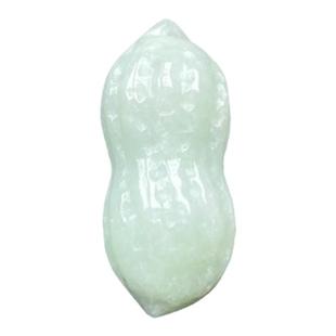 四会直供缅甸老坑天然翡翠A货玉花生吊坠生意兴隆挂件多子多福