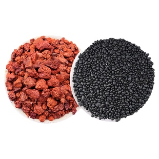 天然火山石水草泥鱼缸专用底砂造景装饰套餐原生水族铺底专用颗粒