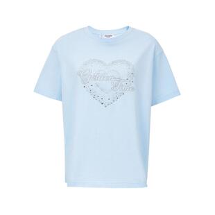 vq区绫致Vero ModaT恤25春夏刺绣烫钻基础T休闲短袖上衣连衣裙