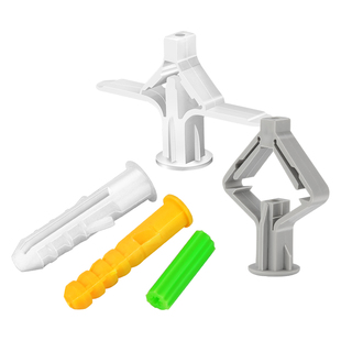 塑料膨胀管6mm自攻胶塞膨胀螺丝胶粒螺栓胀塞膨胀管8mm 10mm 12mm