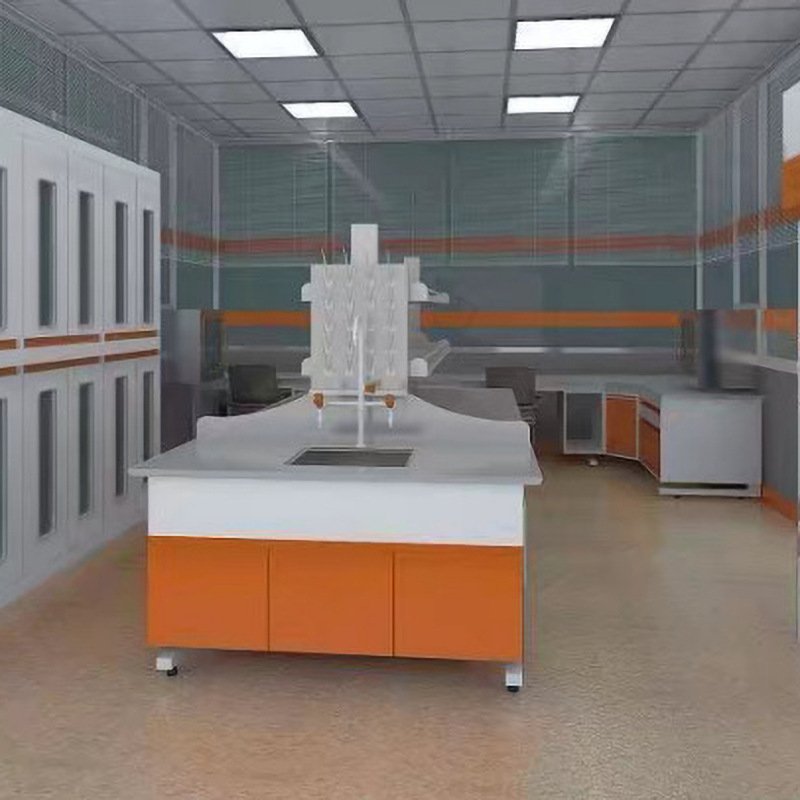 pp 耐酸碱实验桌实验室PP通风柜落地型抽气柜 桌上型耐酸碱通风橱