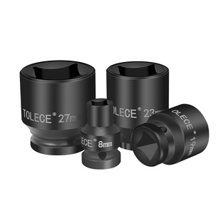 丝锥丝攻套头1/2寸回丝套筒内方孔扳手工具气动扳手两头四方套头