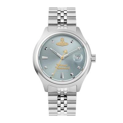 【自营】viviennewestwood西太后手表小碎冰蓝女表轻奢钢带腕表