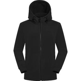 LAFUMA乐飞叶户外通勤Polartec保暖抓绒衣男摇粒绒休闲连帽外套