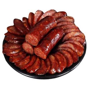 农家自制柴火烟熏手工腊肠湖北恩施正宗土家族特产腊肉柏树枝熏肉