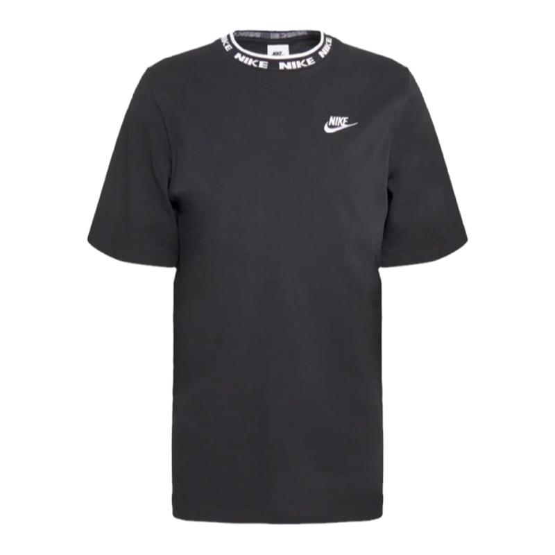 Nike/耐克2023夏季新款CLUB NSW领口串标男短袖T恤FB7310-010-100