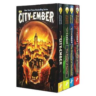 微光之城系列4册 英文原版 The City of Ember Complete Boxed Set 微光城市 珍妮杜普洛 魔幻奇幻小说青少年课外阅读进口英语书籍
