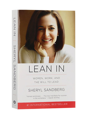 英文原版  Lean In 向前一步 谢丽尔桑德伯格Sheryl Sandberg 欢乐颂安迪 Facebook首席执行官女性励志 硅谷影响力人物