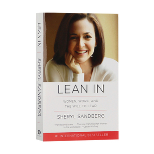 英文原版 Lean In 向前一步 谢丽尔桑德伯格Sheryl Sandberg 欢乐颂安迪 Facebook首席执行官女性励志 硅谷影响力人物