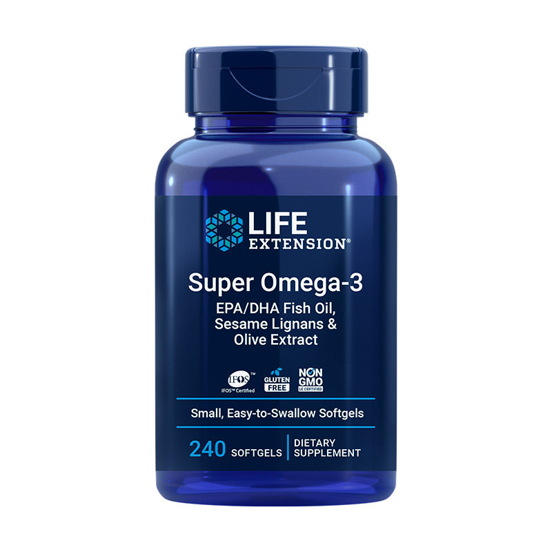LifeExtension深海鱼油胶囊240粒